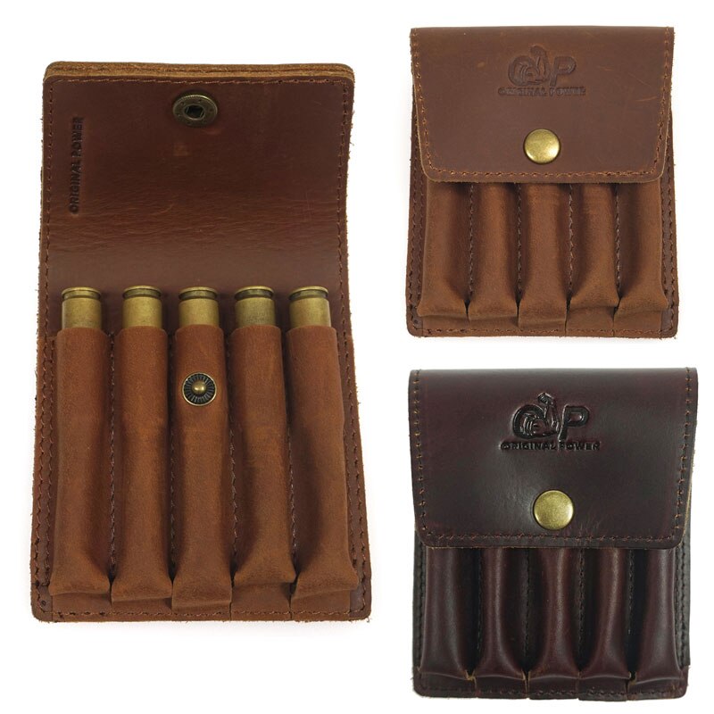Leather Ammo Pouch Rifle Bullet Holder The Survival Island