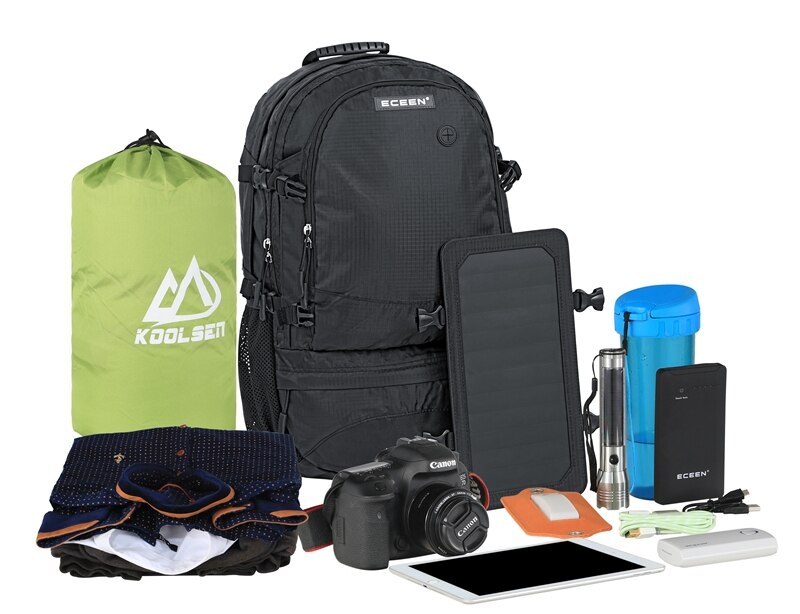 Solar Panel Backpack Solar Powered Bag The Survival Island