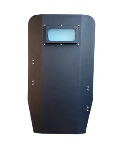 A tactical ballistic shield level 3.