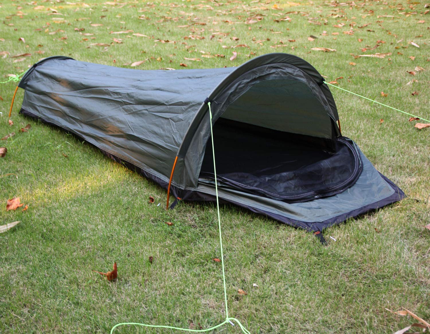 Military Bivy Sack Green Tent 1 Person Tent The Survival Island