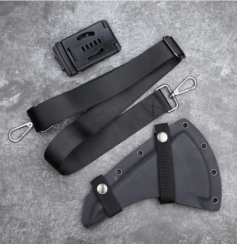 Tomahawk Tactique 26 Cm – Marteau Hâche – Étui Inclus – Survie & Randonnée