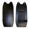 A small ballistic shield, displayed showing both front and back of the product.