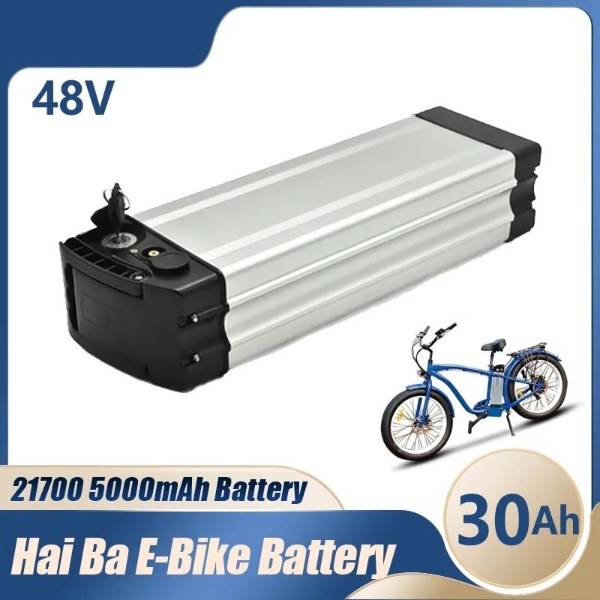 48V 20Ah 13S3P E-Bike Lithium Ion Battery Pack Built-in BMS Protection