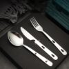 Spoon, fork, knife camping eating utensils