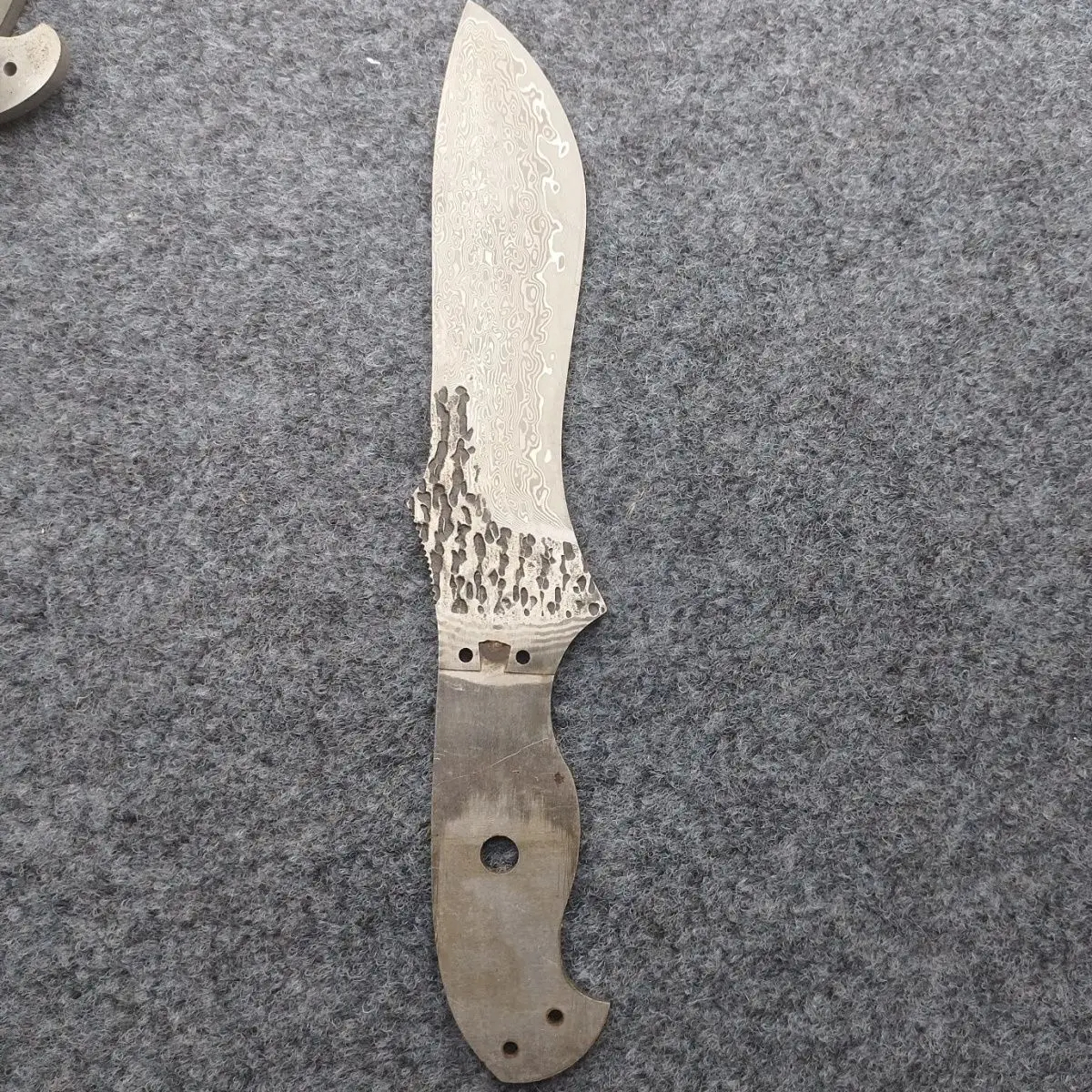 Knife Blanks Damascus Full Tang Knife Blanks Survival Island