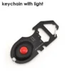 An LED light keyring multi tool