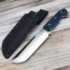 A tactical cleaver knife and knife sheath.