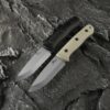 Two bushcraft knives side-by-side