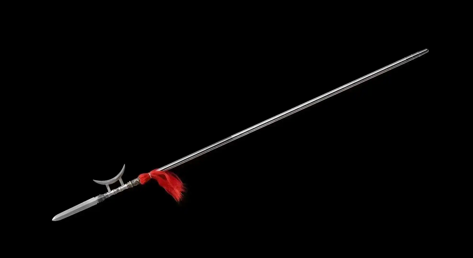 Chinese Halberd A long Chinese halberd weapon polearm.