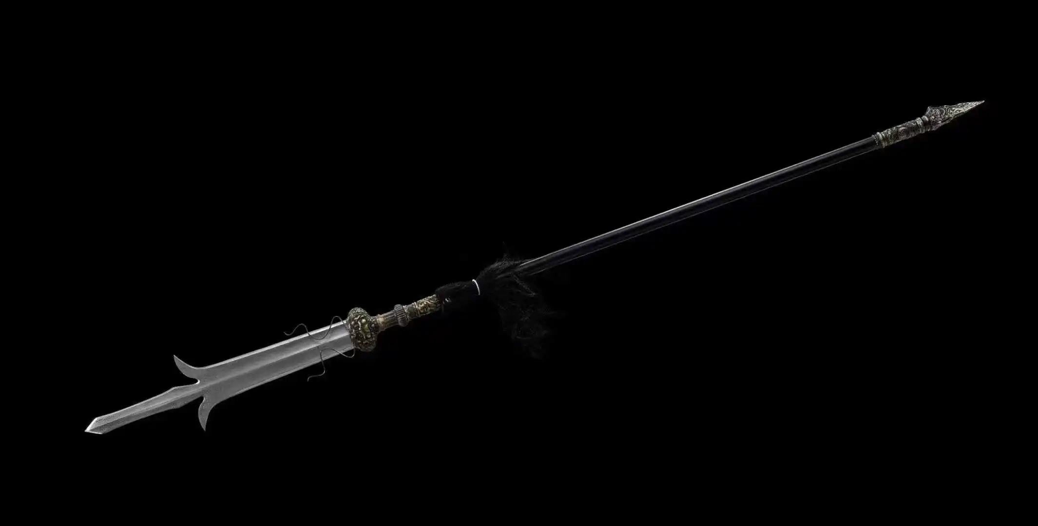 Chinese Polearm A long Chinese polearm weapon.