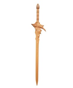 A hand-carved Demon slayer wooden sword.