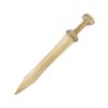 A short Roman, wooden gladius sword.