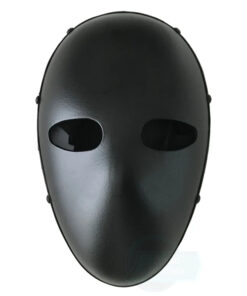 A full face, bulletproof face mask.