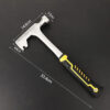 A rigging axe hammer tool displayed with tool measurements.