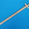 A wooden toy sword