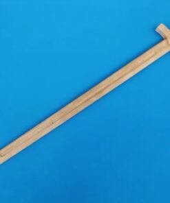 A wooden toy sword