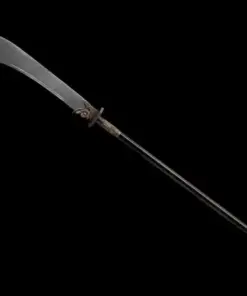 A long Chinese Guandao weapon.