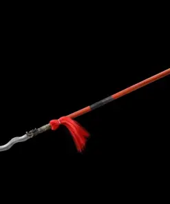 A snake serpent spear weapon with a wavy blade.