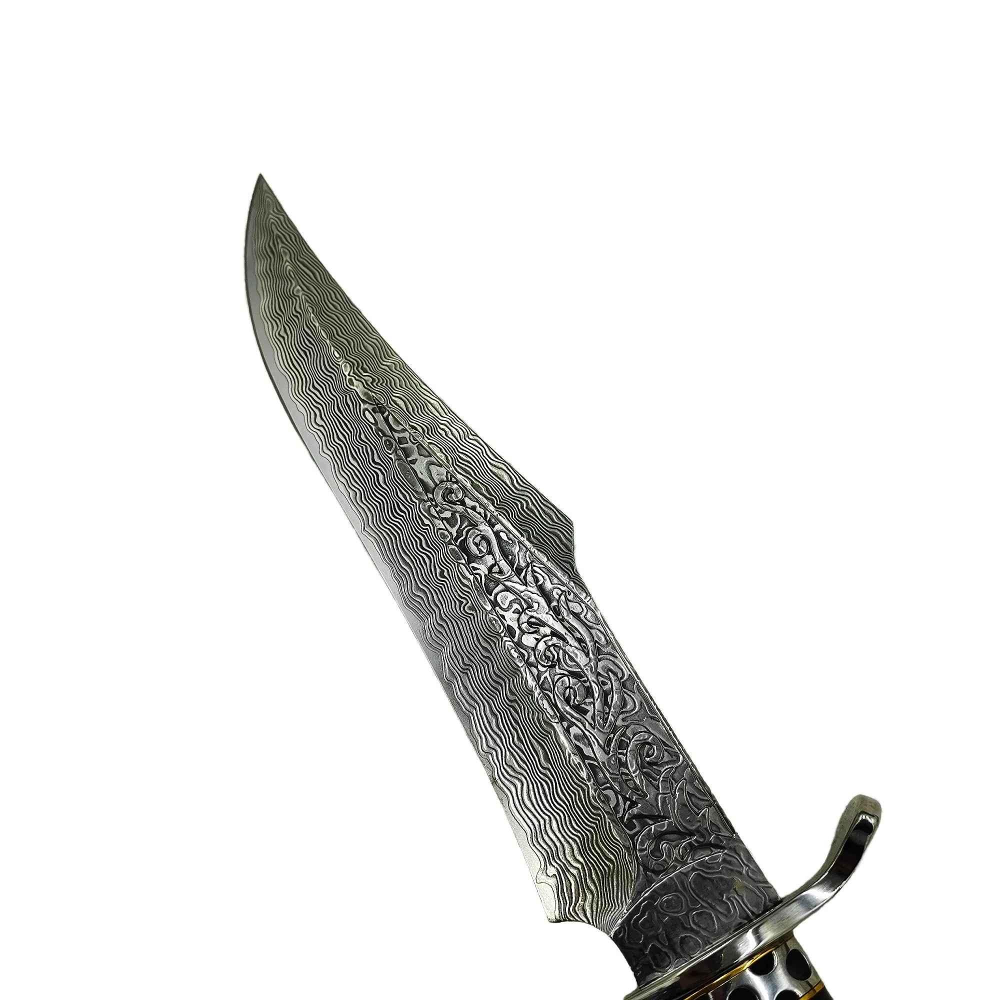 damascus-bowie-knife-5