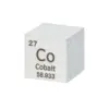A periodic table cobalt cube block.