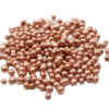 Pure red copper granules.