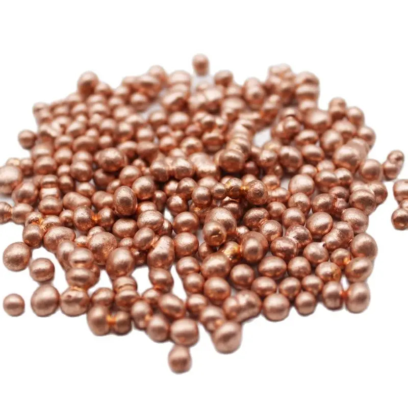 Copper Granules Pure red copper granules.