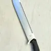 A large knife with a single edged blade.