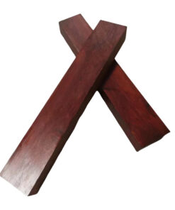 Two block of red sandalwood (Pterocarpus Santalinus).