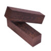 Two blocks of African Wenge wood displayed.