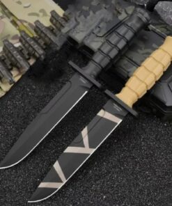 Two military knife models.