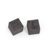 Two pure carbon cube block sample for an element collection.