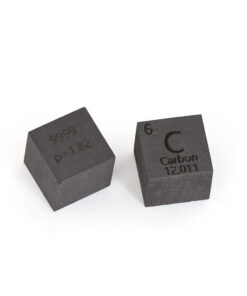 Two pure carbon cube block sample for an element collection.