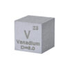 A 99.9% pure Vanadium cube block sample.