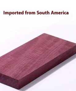 A purple heart wood blank.