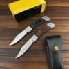 Two pocket folding lock back knife models.