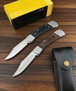 Two pocket folding lock back knife models.