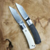 Two pocket folding sheepsfoot knife models.