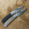 Two folding slip joint knife models.