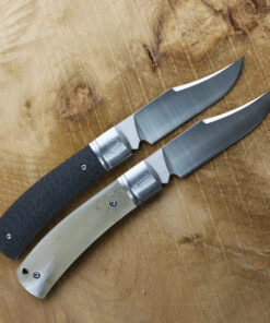 Two folding slip joint knife models.