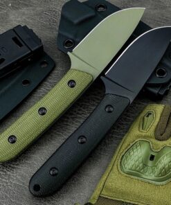 Two small bushcraft knife models.