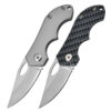 Two mini folding knife models displayed.