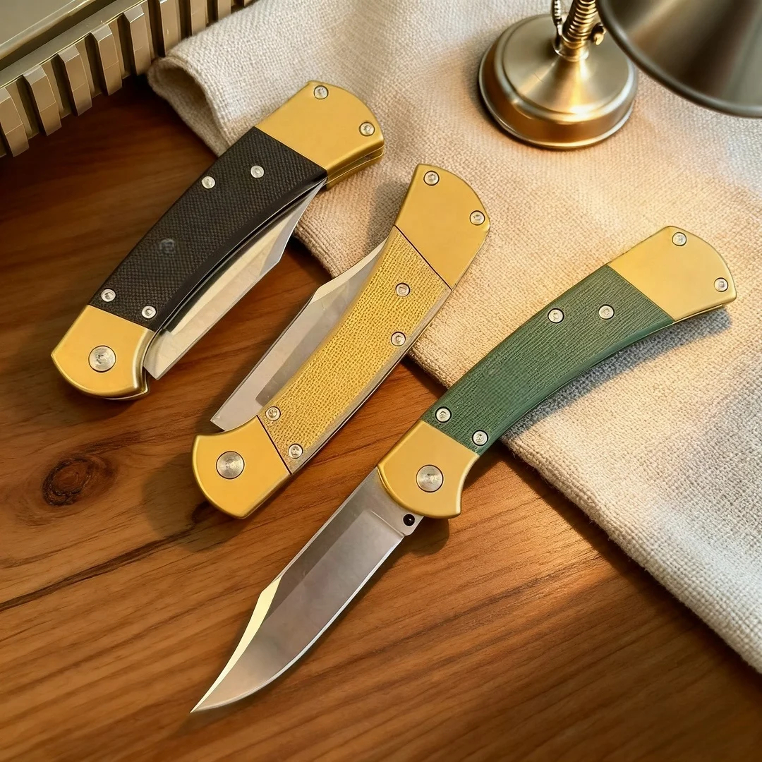 Push Button Pocket Knife An automatic push button pocket knife.