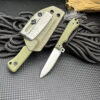 A scout everyday carry fixed blade knife.