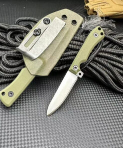 A scout everyday carry fixed blade knife.
