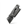 A mini multitool keychain knife.