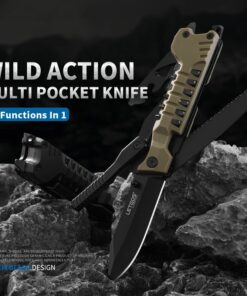 A survival multi purpose tool knife.