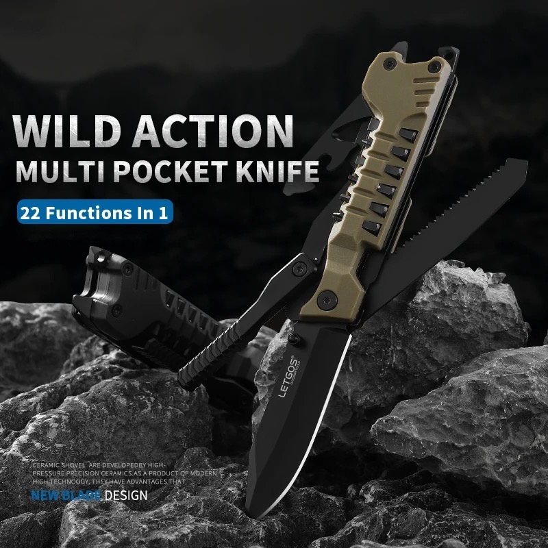 Multi Purpose Tool A survival multi purpose tool knife.