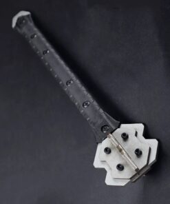 A flanged mace bludgeon weapon club.