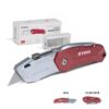 A folding utility knife box cutter.