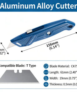 A retractable heavy duty utility knife.
